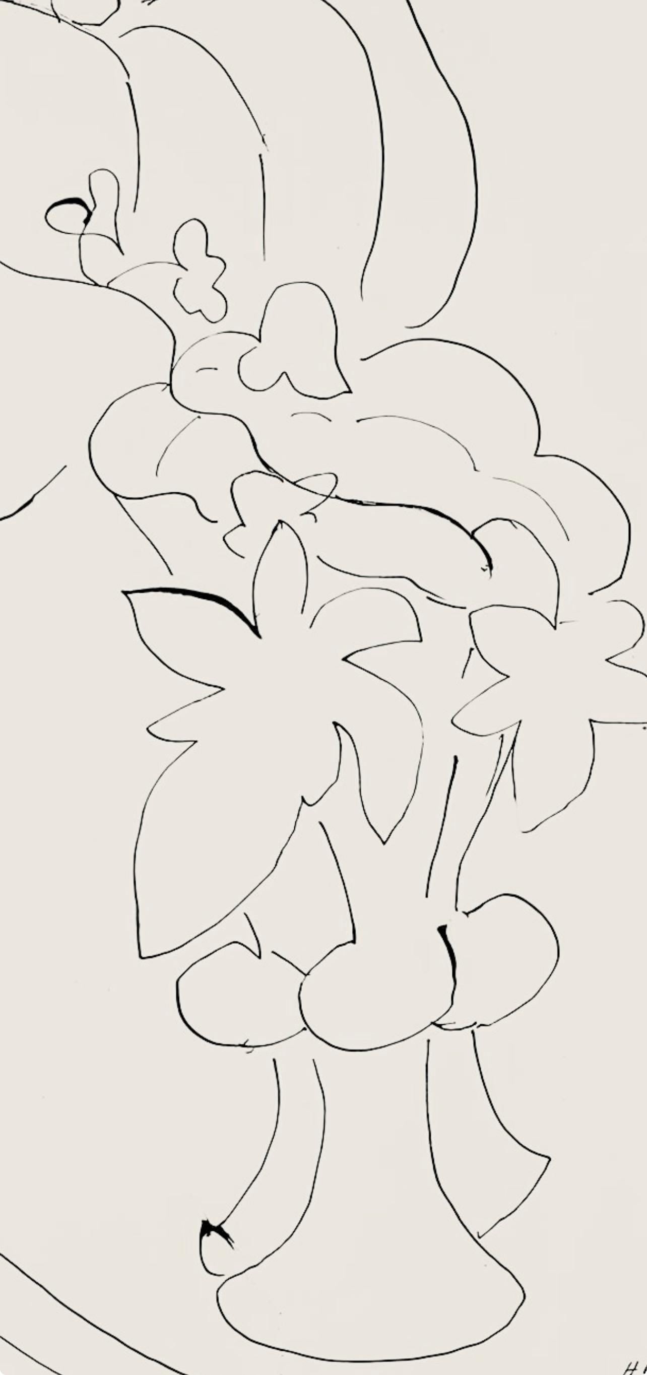 Henri Matisse, Série H, var. 6 (Duthuit 9), Henri Matisse, Dessins, Thèmes et variations, Limited Edition Lithograph