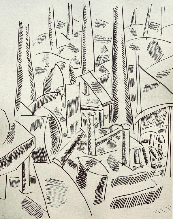 Fernand Léger, Le Sapeur, Fernand Léger, Dessins de Guerre, Limited Edition Lithograph