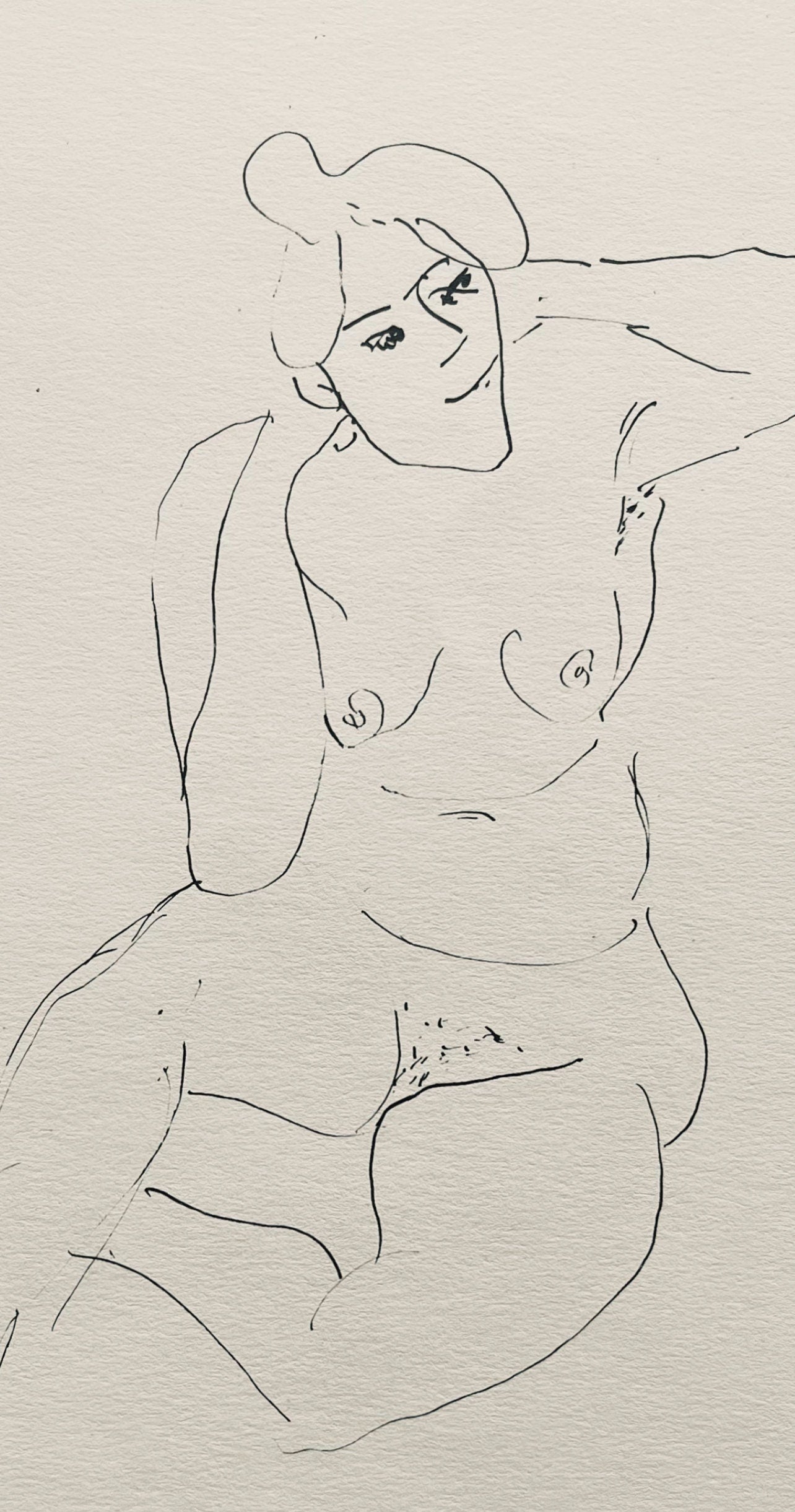 Henri Matisse, Composition (Dutel 3), Dessins de Henri-Matisse, Limited Edition Lithograph