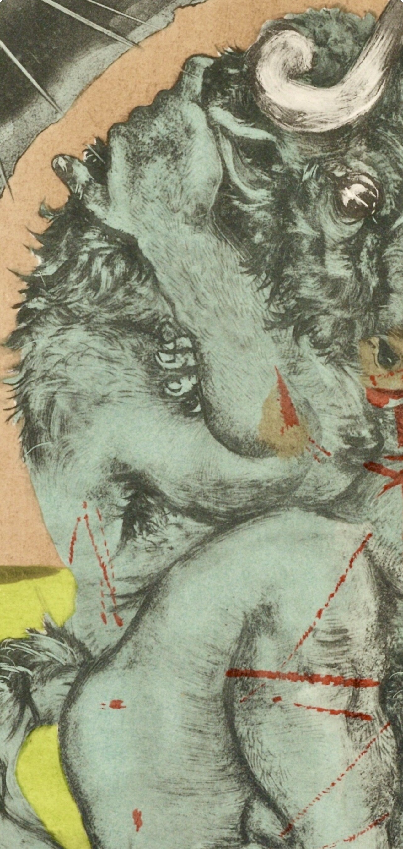 Pierre-Yves Trémois, Initiation, Vins, Fleurs et Flammes, Limited Edition Lithograph