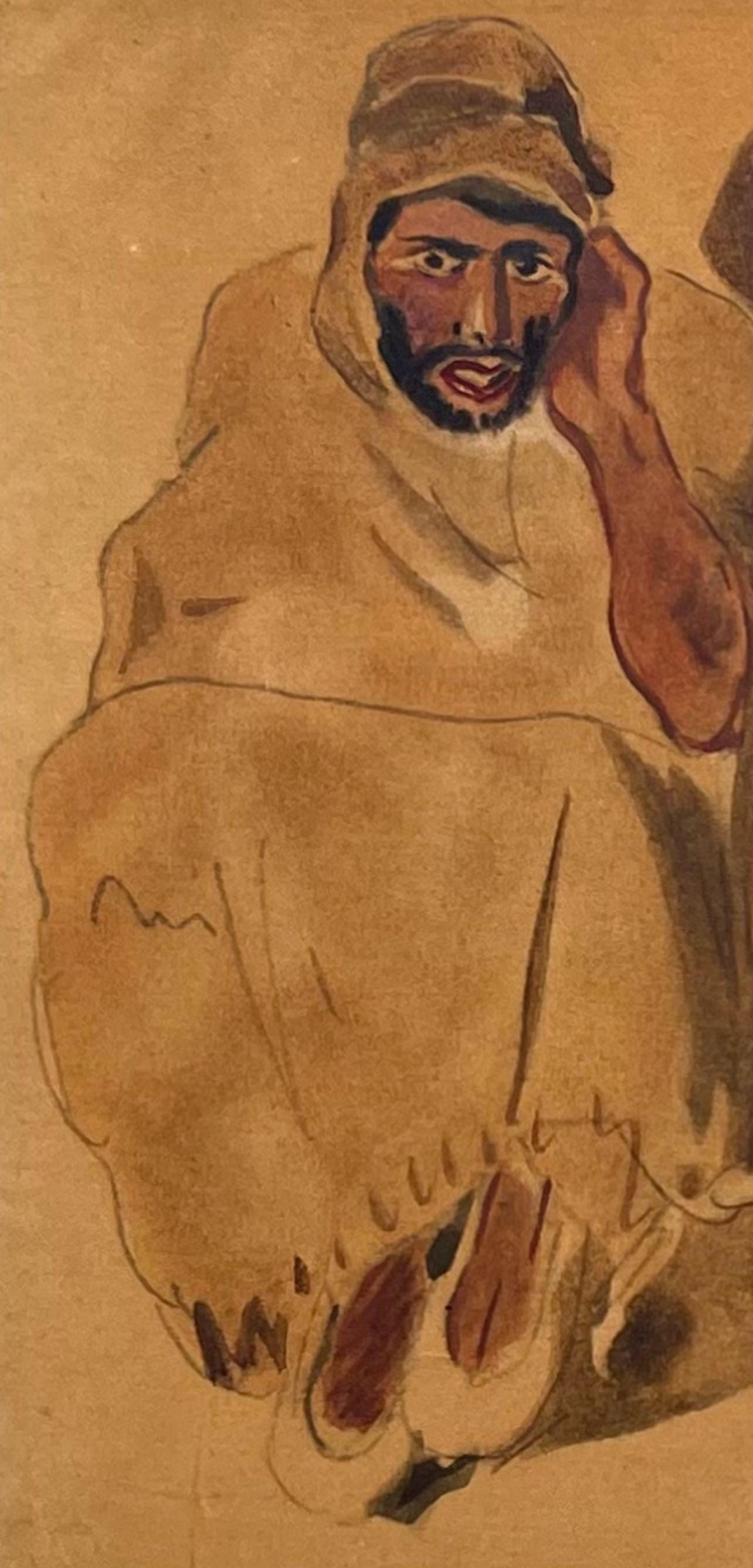 Eugène Delacroix, Composition, Trente et un Dessins et Aquarelles du Maroc, Limited Edition Lithograph