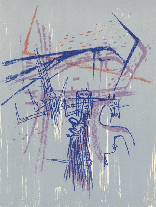 Wifredo Lam 林飛龍, Les affinites ambigues, XXe siècle, Limited Edition Lithograph