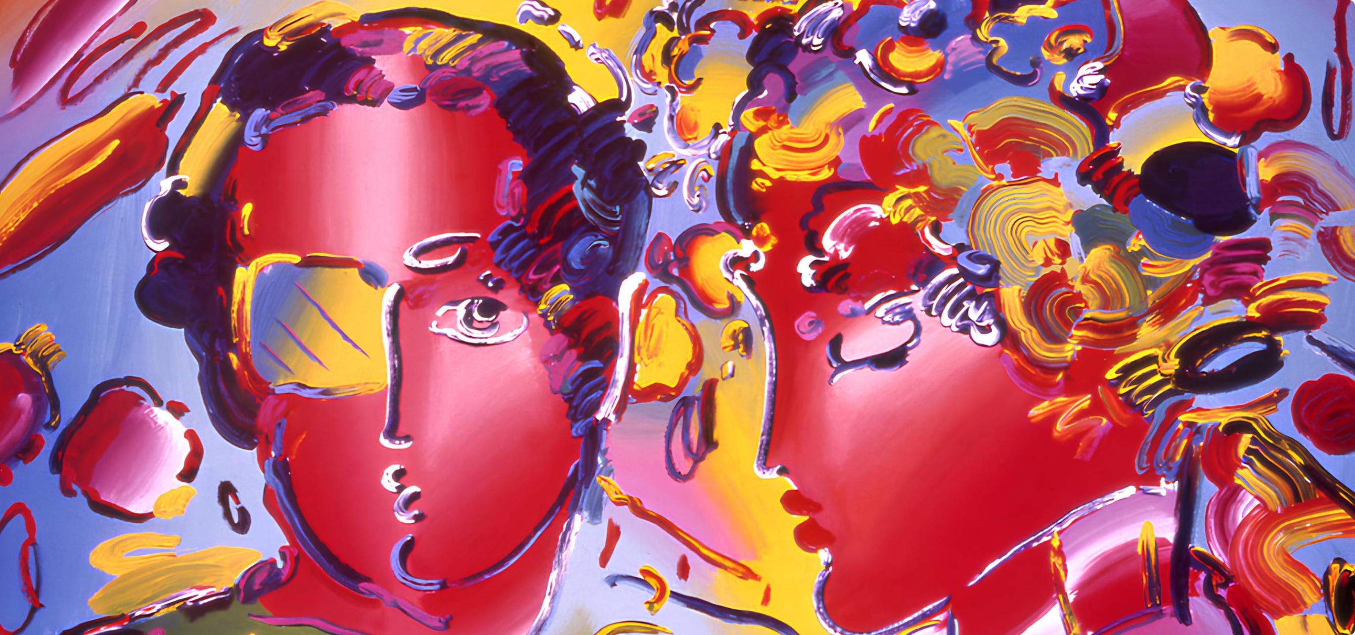 Peter Max, Zero in Love, 2000, Hand Signed, Official Edition Offset Lithograph