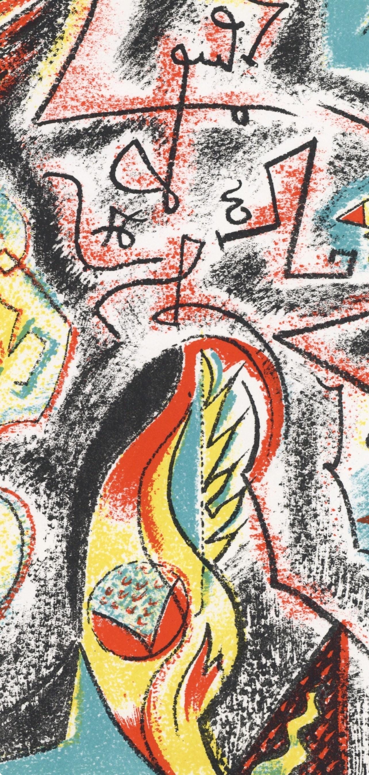 André Masson, Composition, XXe siècle, Limited Edition Lithograph