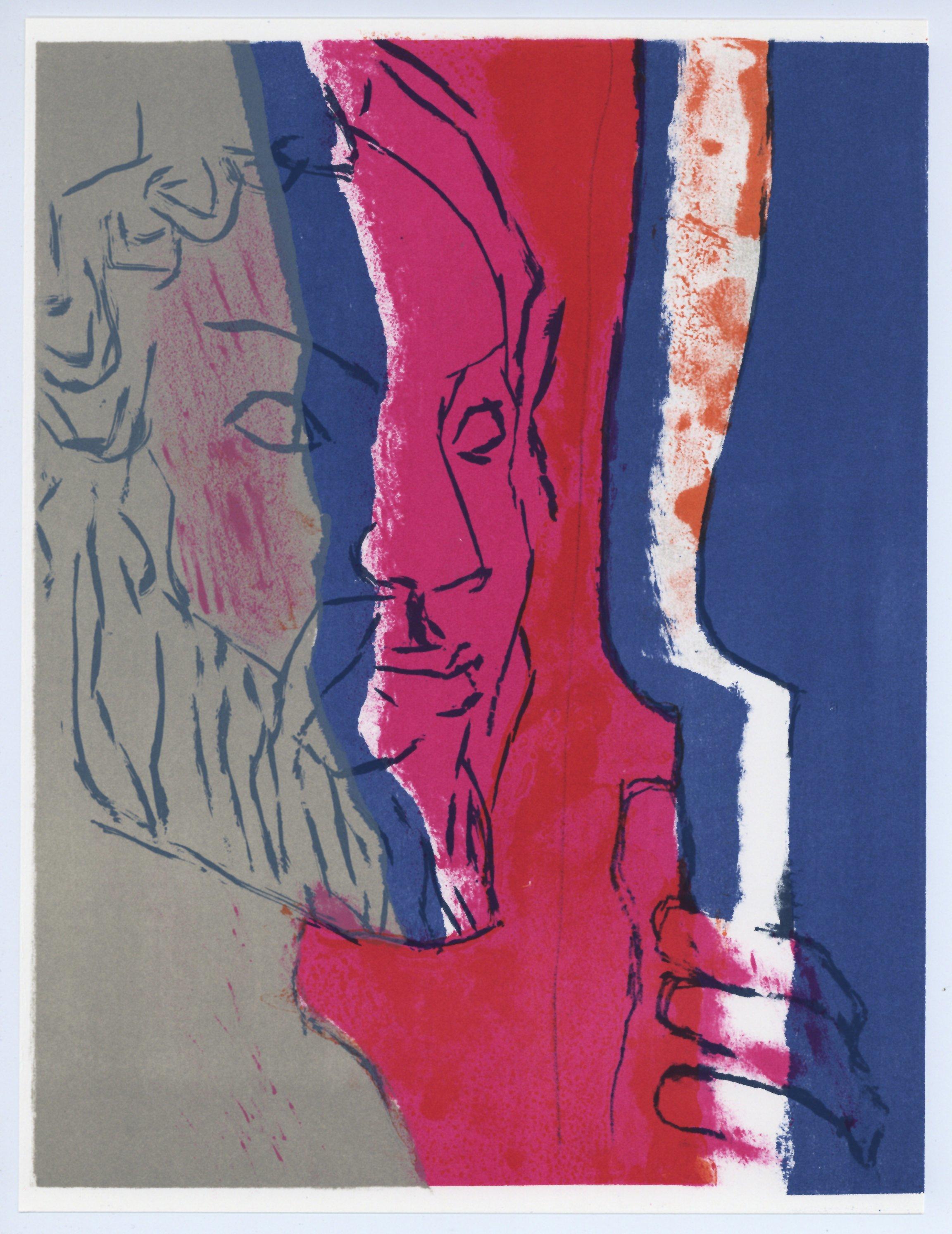 Paul Guiramand, Composition, L'Odyssée, Limited Edition Lithograph