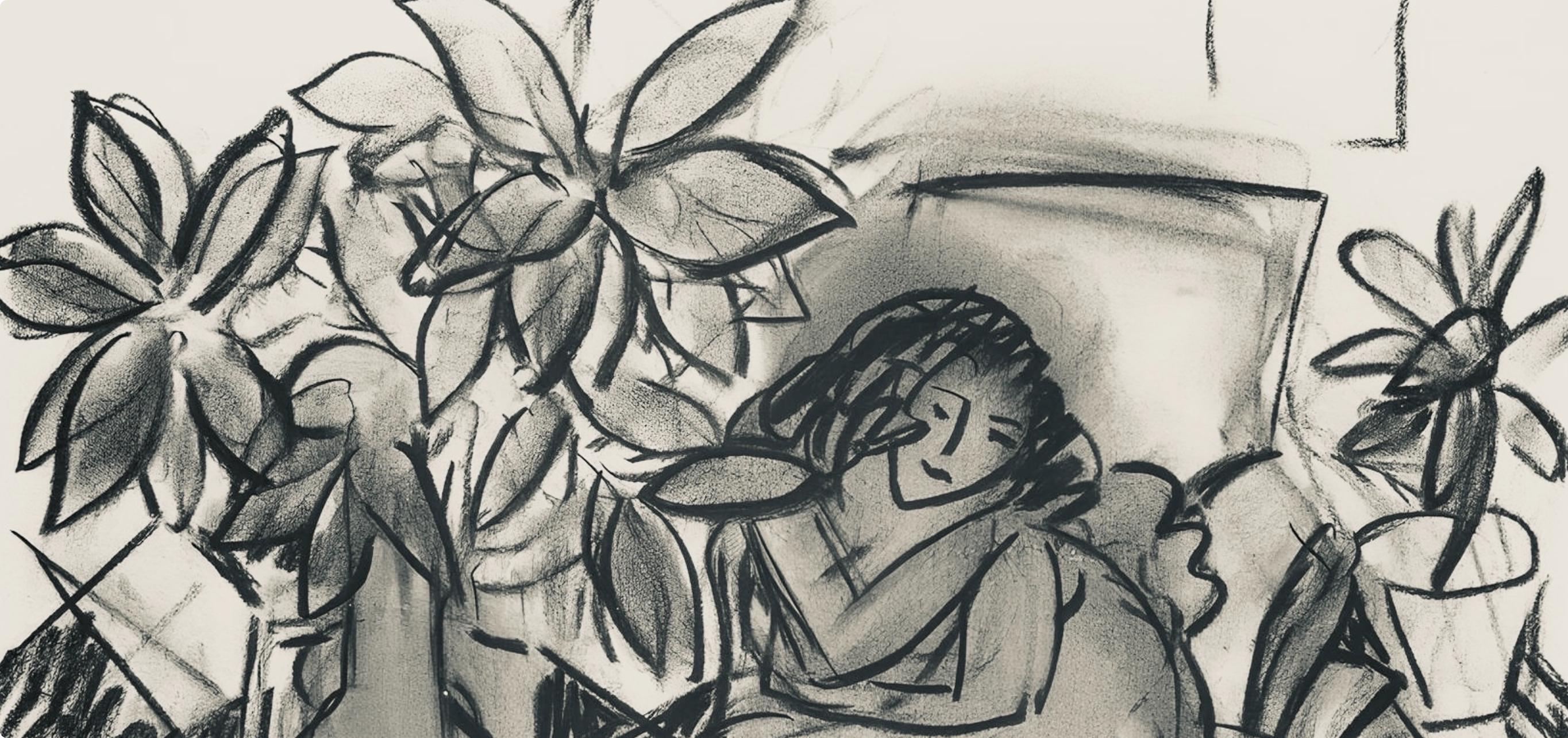 Henri Matisse, Série C, var. 1 (Duthuit 9), Henri Matisse, Dessins, Thèmes et variations, Limited Edition Lithograph