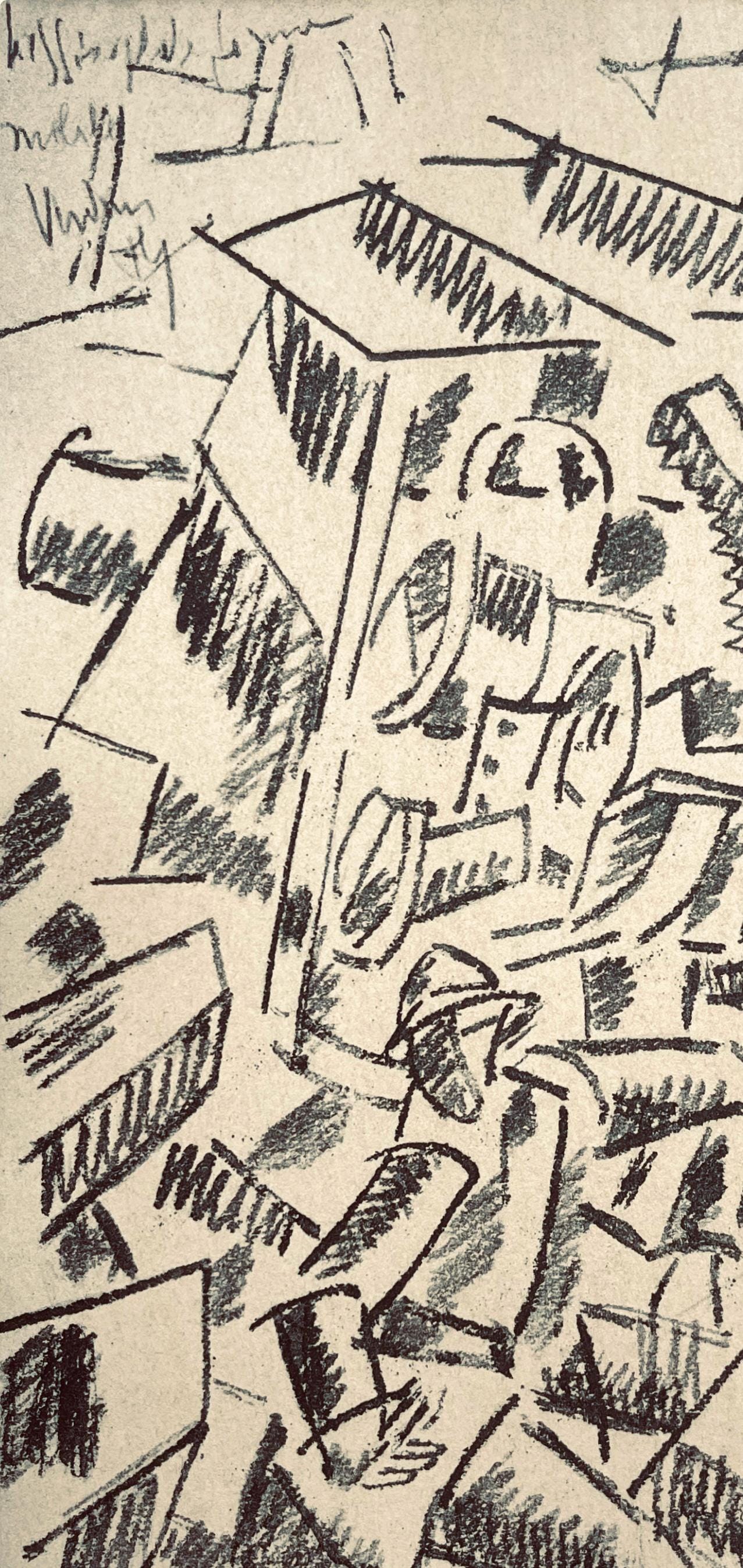 Fernand Léger, Hissage De Forme Mobile, Fernand Léger, Dessins de Guerre, Limited Edition Lithograph