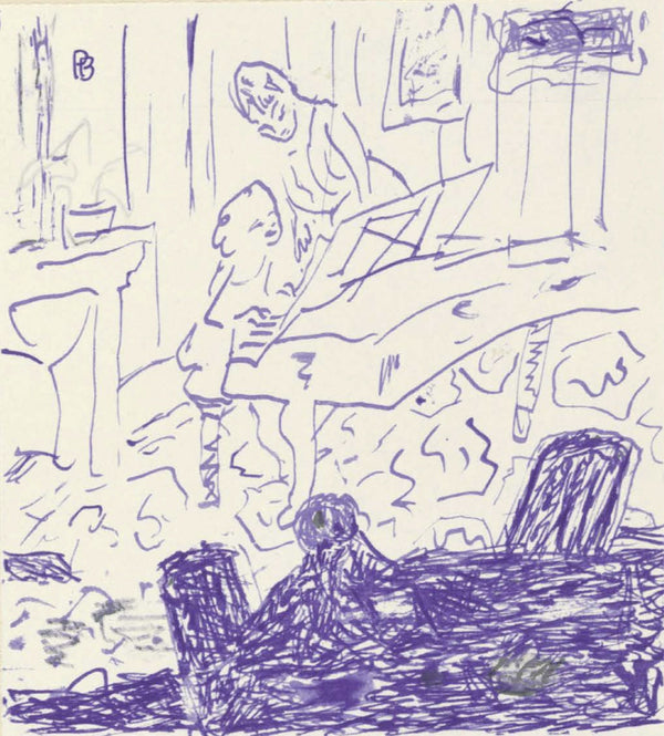 Pierre Bonnard, Composition (Terrasse 54), Pierre Bonnard Correspondences, Limited Edition Lithograph