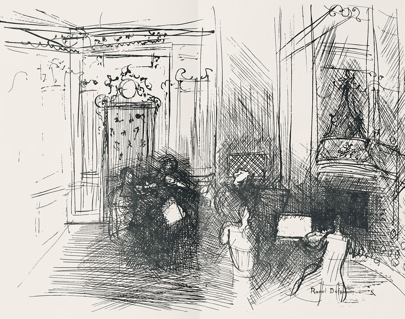 Raoul Dufy, Dessin, Lettre à mon peintre Raoul Dufy, Limited Edition Lithograph