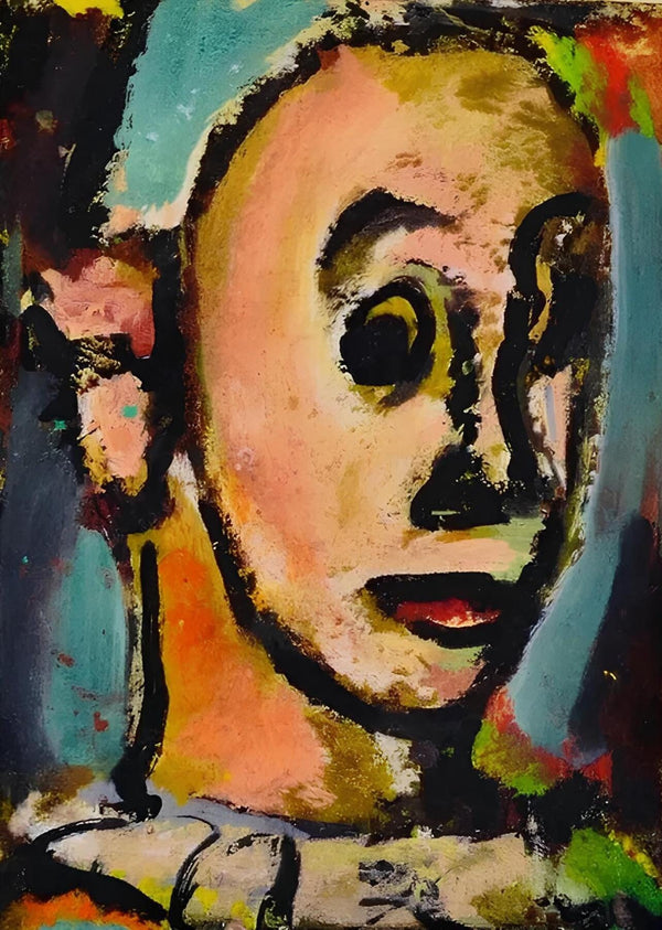 Georges Rouault, Composition, Visages, dix études de l'Atelier reproduites en fac-similés, Limited Edition Lithograph