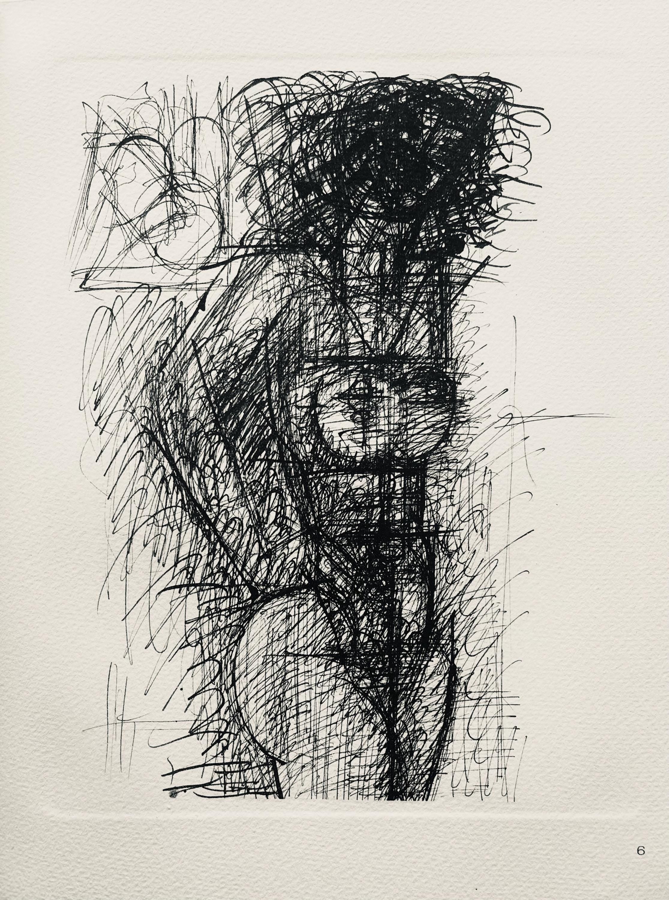 Marcel Gromaire, Composition, Gromaire, Limited Edition Lithograph