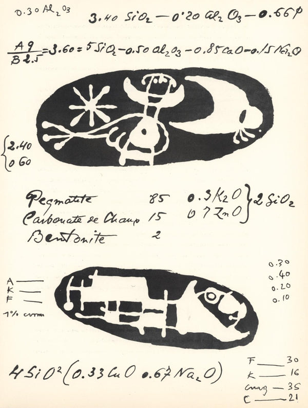 Joan Miró, Composition (Cramer 34), Derrière le miroir, Limited Edition Lithograph