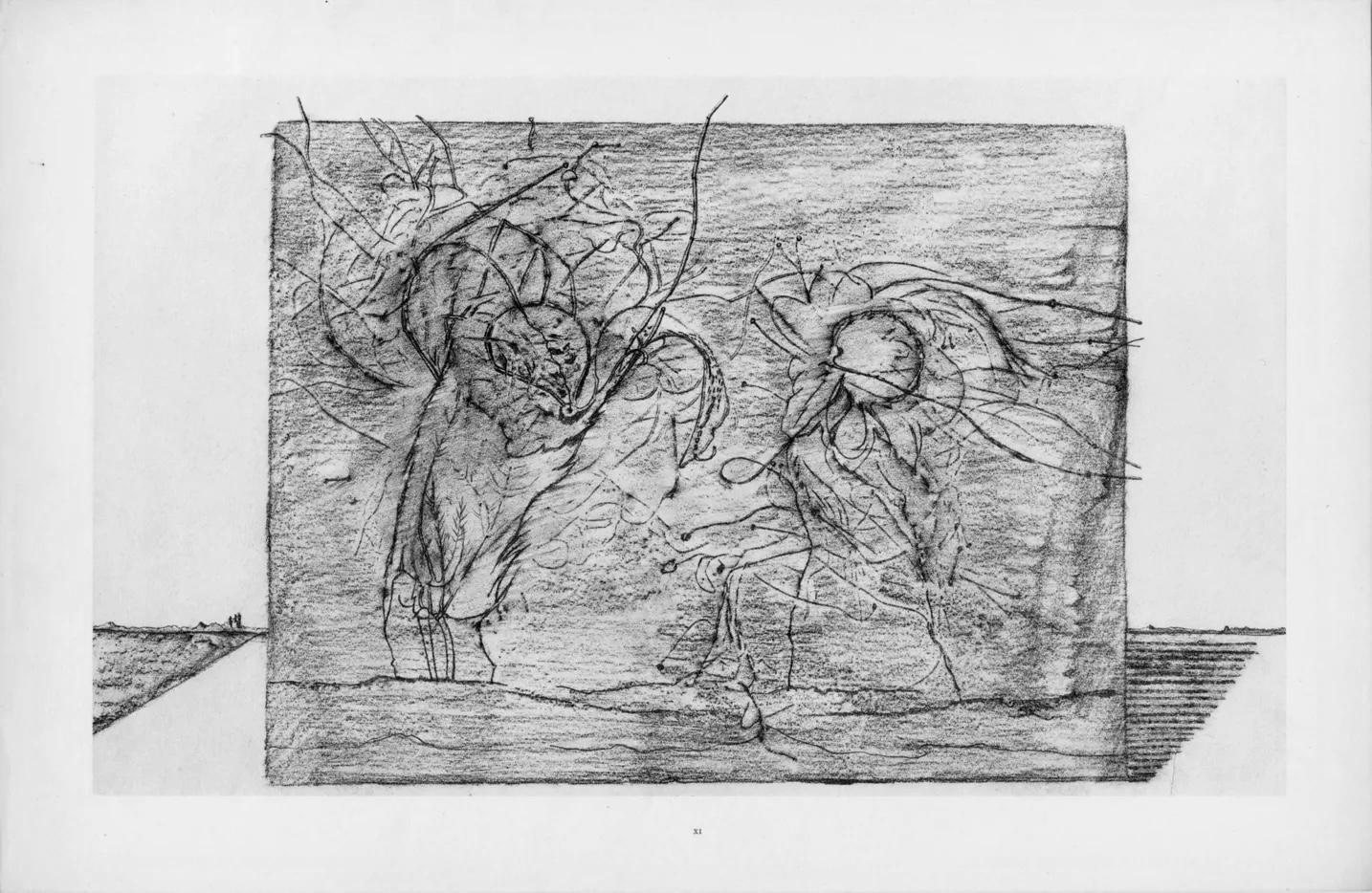 Max Ernst, Composition (Spies/Leppien 222), Histoire Naturelle, Limited Edition Lithograph
