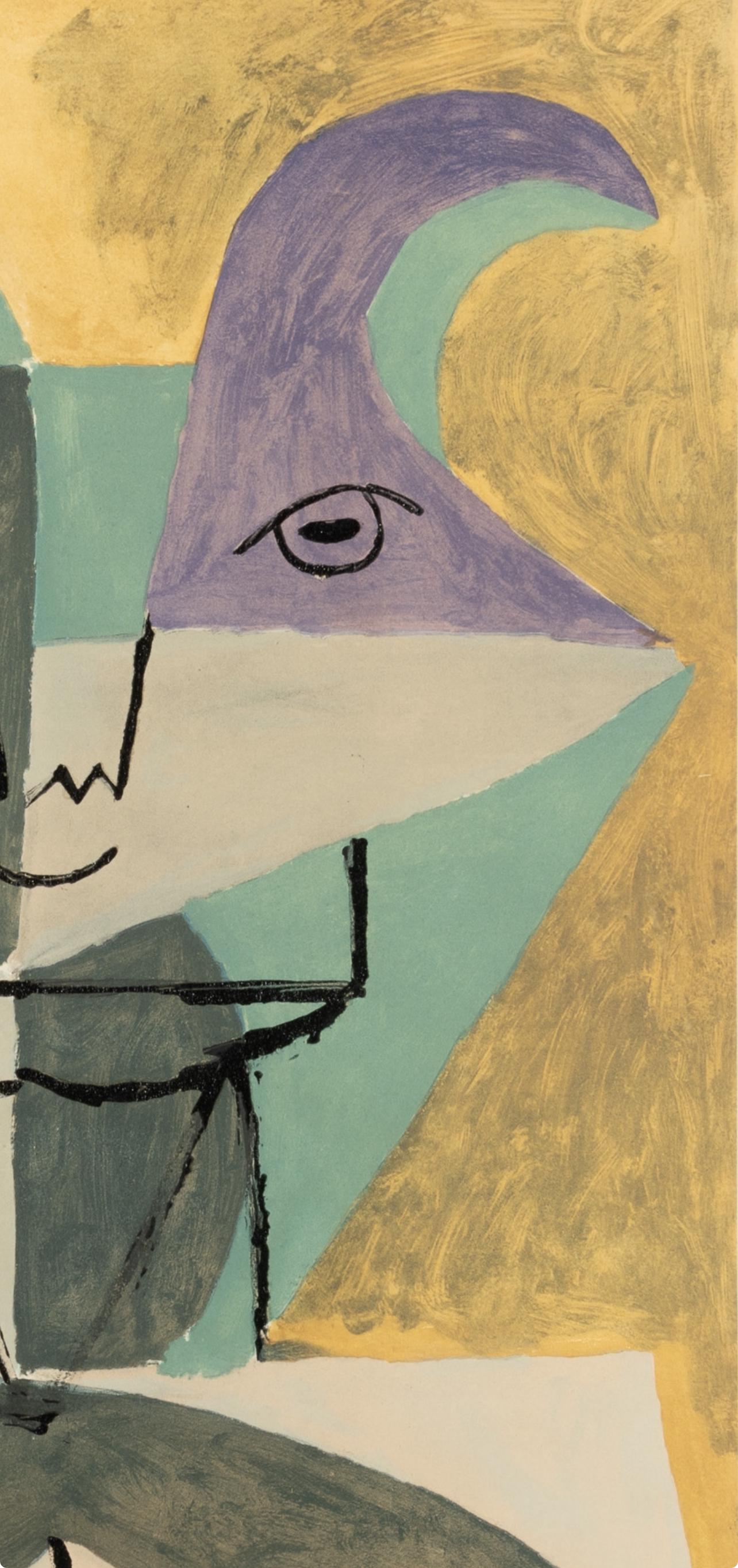 Pablo Picasso, Composition, Faunes et Flore d'Antibes, Limited Edition Lithograph