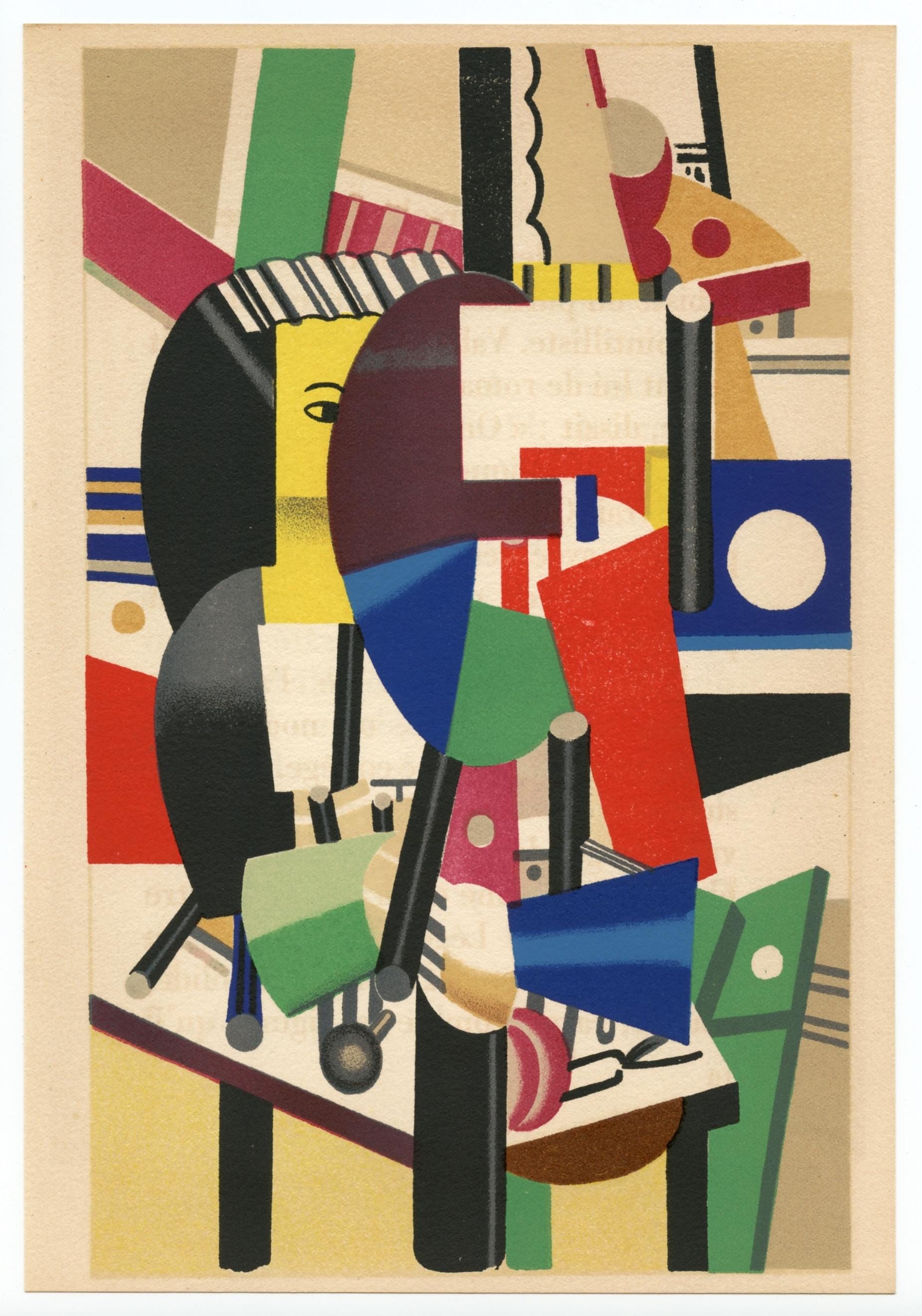 Fernand Léger, Composition, Mon ami Léger, Limited Edition Lithograph