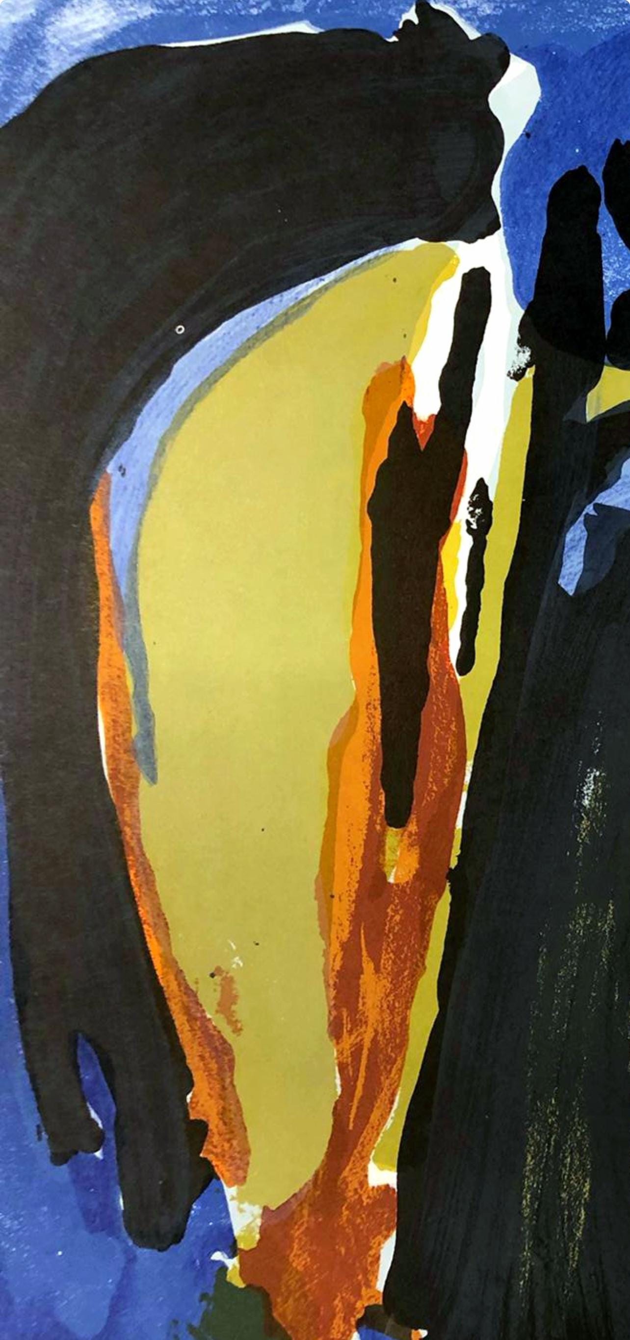 Geer Van Velde, Composition, Derrière le miroir, Limited Edition Lithograph
