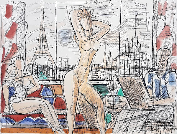 Marcel Gromaire, Composition, Éloge de Gromaire, Limited Edition Lithograph