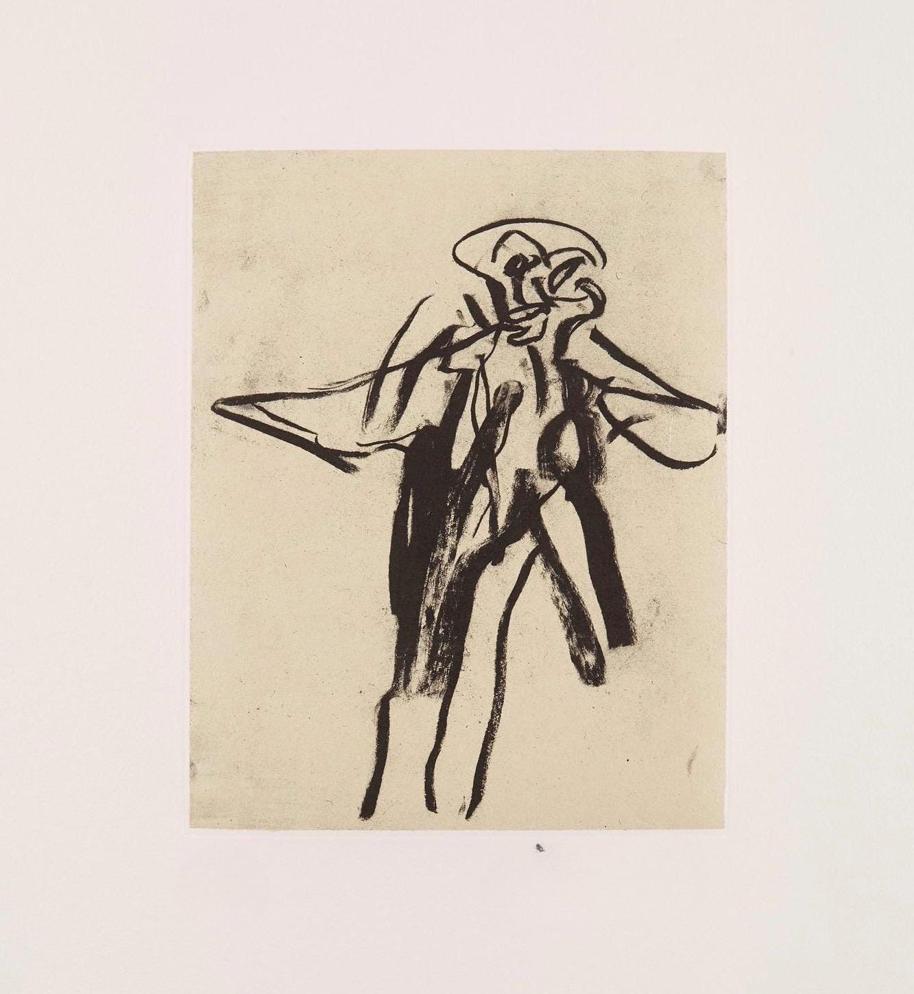 Willem de Kooning, Composition, Poems, Limited Edition Lithograph