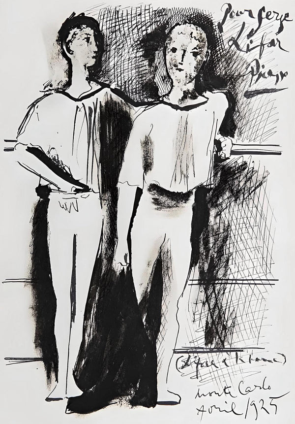 Pablo Picasso, Composition (Horodisch D10), Serge Lifar, Destin d'un danseur, Limited Edition Lithograph