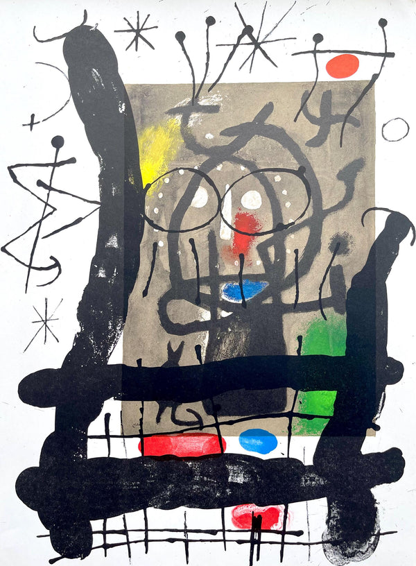 Joan Miró, Composition (Cramer 102; Mourlot 428-449), Derrière le miroir, Limited Edition Lithograph