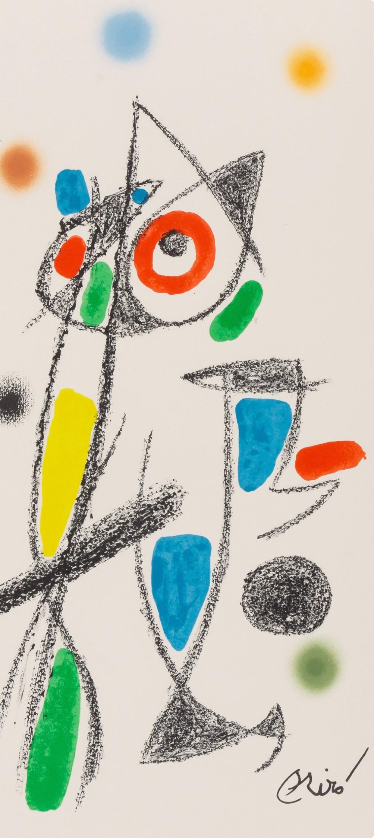 Joan Miró, Composition (Mourlot, 1051-1072), Maravillas con Variaciones acrósticas en el Jardín de Miró, Limited Edition Lithograph