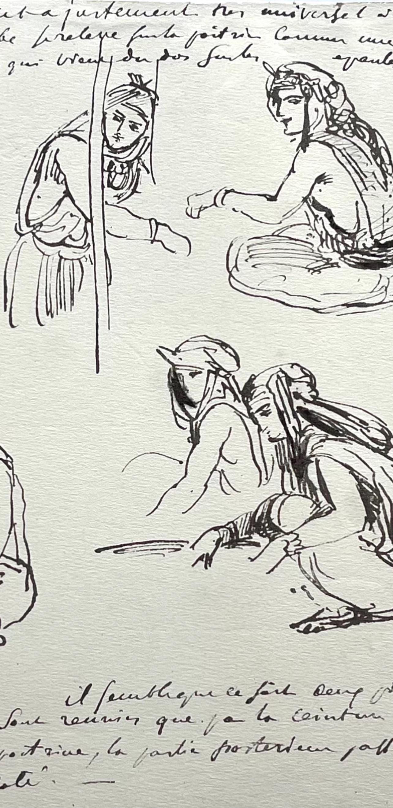 Eugène Delacroix, Composition, Trente et un Dessins et Aquarelles du Maroc, Limited Edition Lithograph