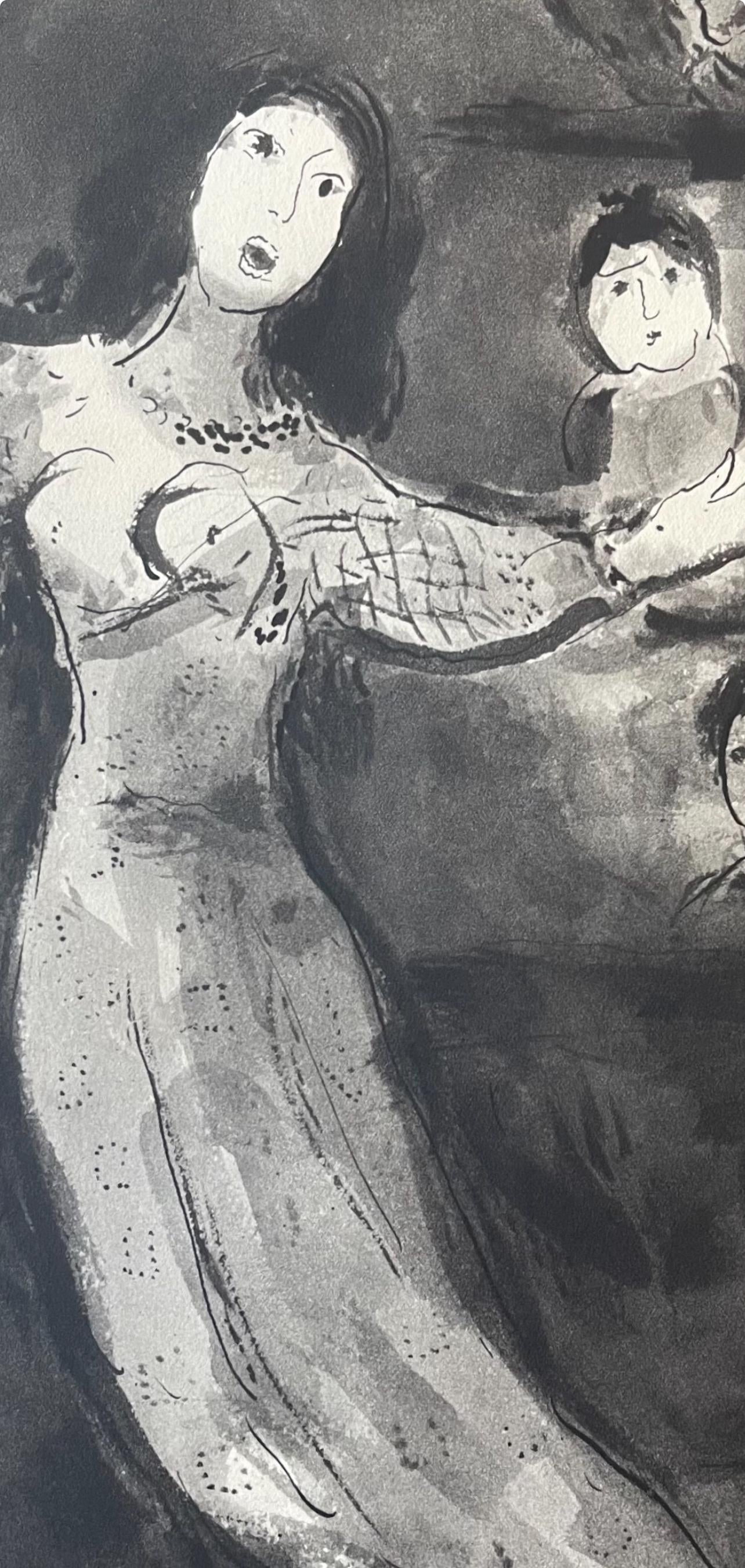 Marc Chagall, Composition, Contes de Boccace, Verve: Revue Artistique et Littéraire, Limited Edition Lithograph
