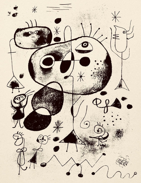 Joan Miró, Composition, The Prints of Joan Miro, Limited Edition Etching