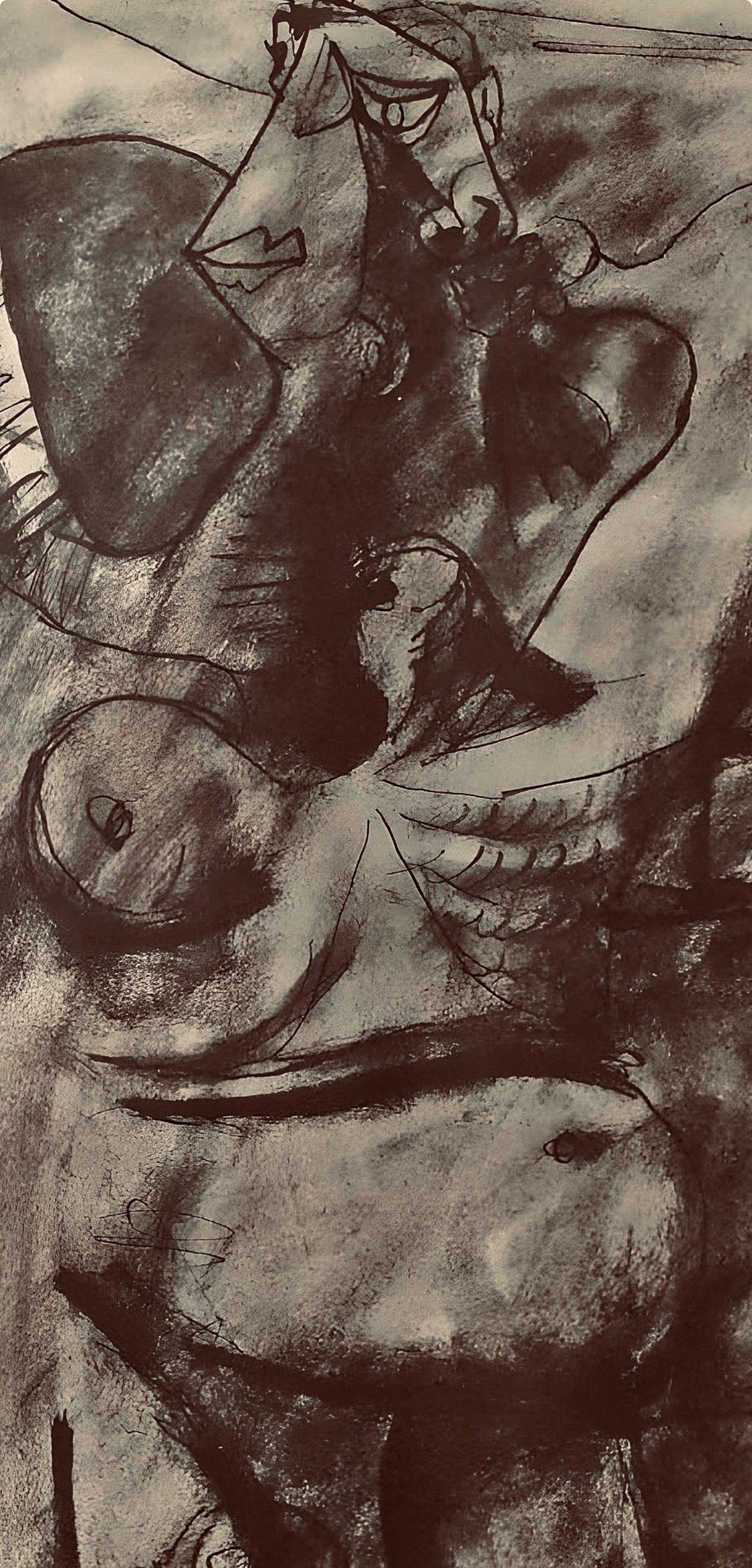 Pablo Picasso, Composition, Carnet de dessins de Picasso, Cahiers d’Art, Limited Edition Lithograph