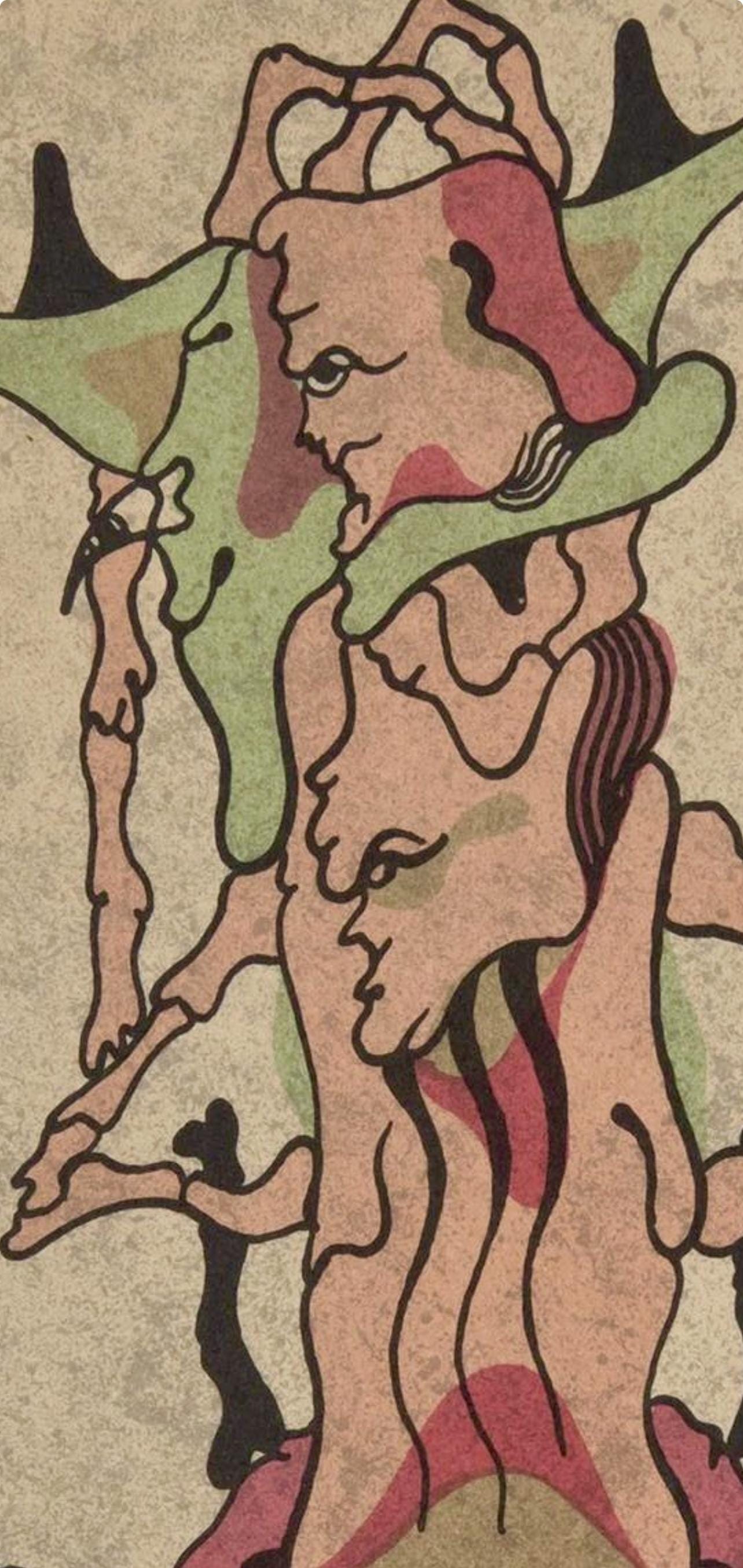 Jorge Camacho, Composition, Ediciones Polígrafa, Redfern Gallery, Limited Edition Lithograph