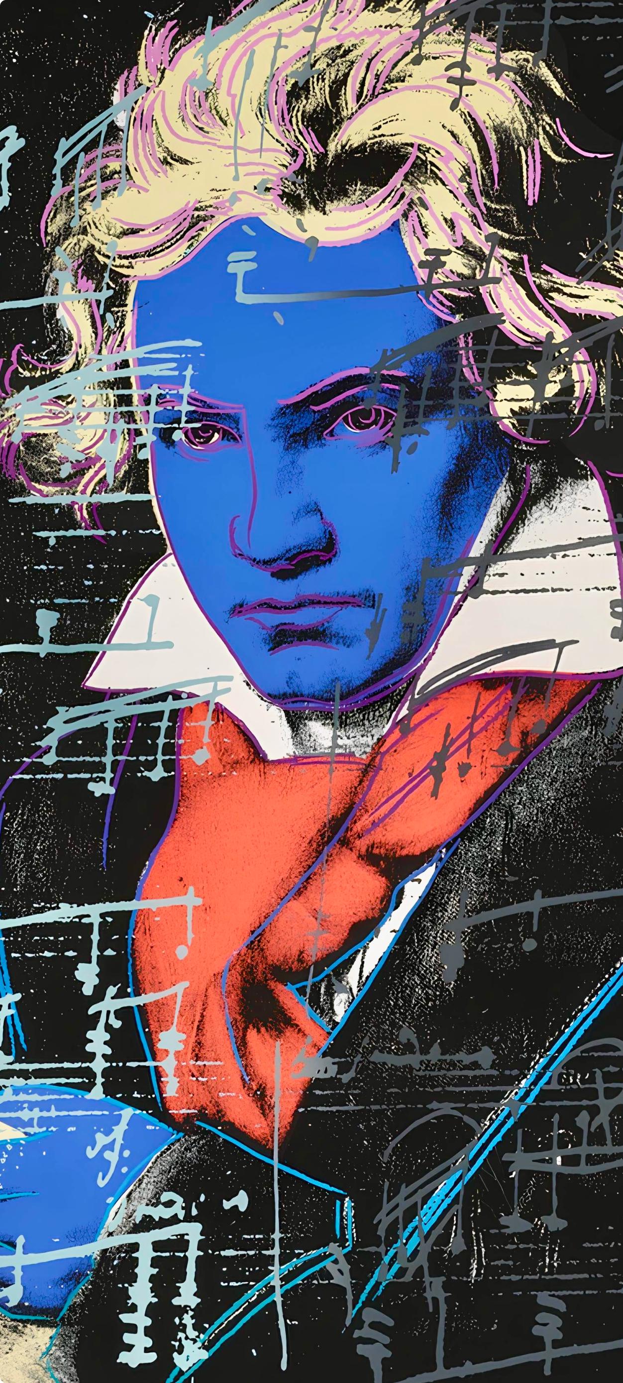 Andy Warhol, Beethoven, nº390, Official Limited Edition, Sunday B. Morning, Silkscreen