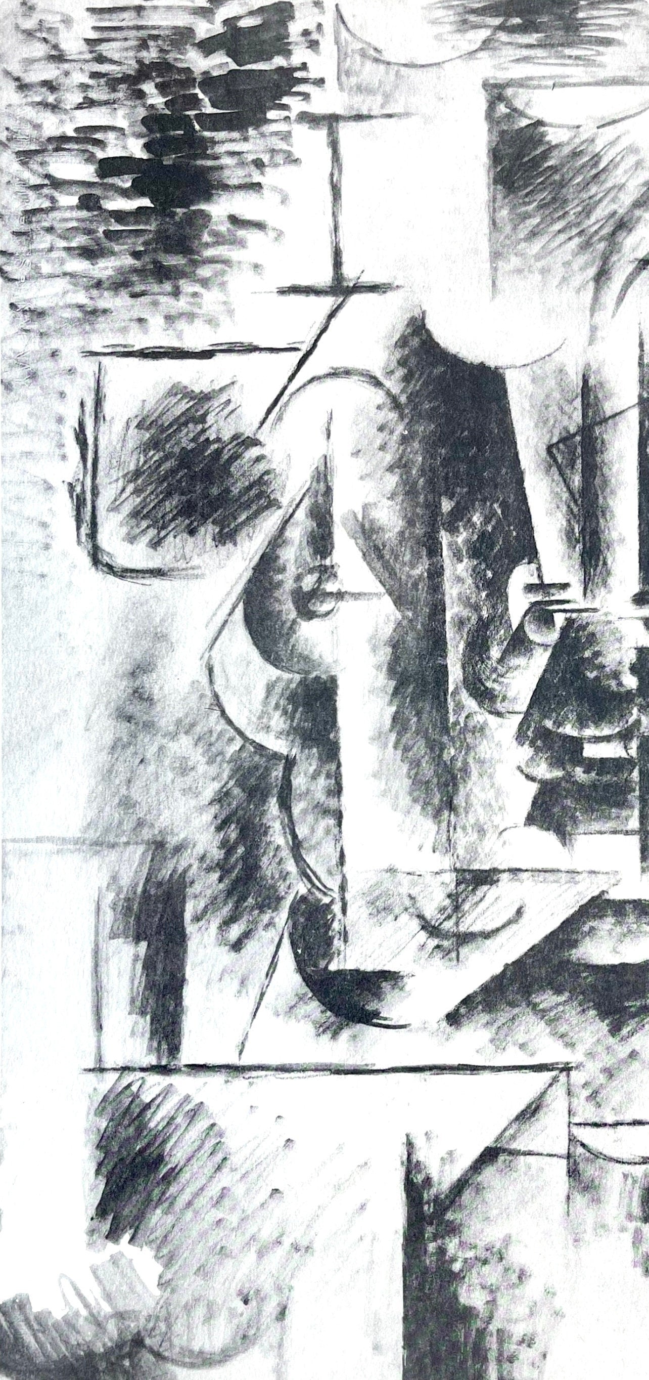 Pablo Picasso, Man with Pipe (Orozco 95), Picasso: Fifteen Drawings, Limited Edition Lithograph