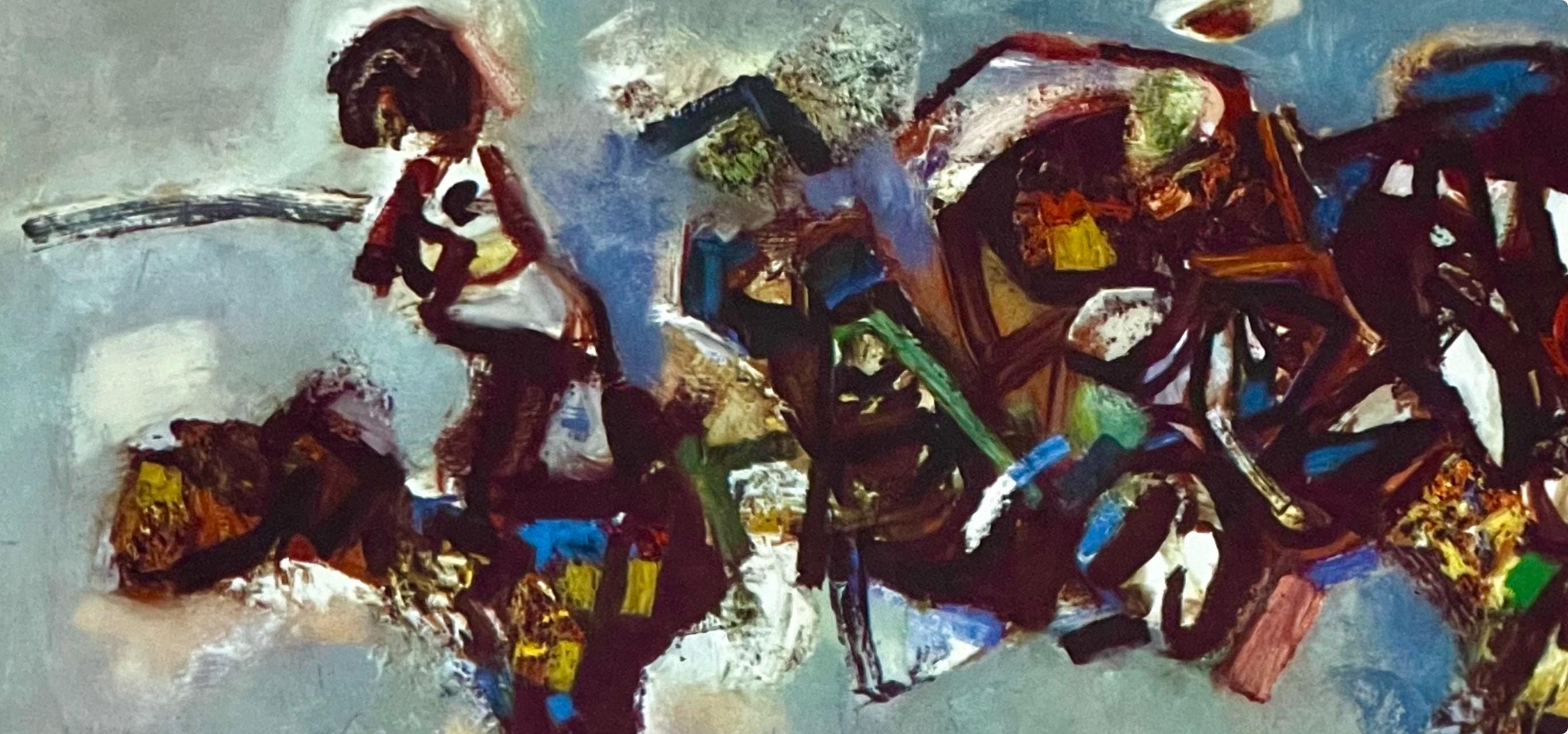 Abraham Rattner, Composition with old shoes, Limited Edition Lithograph