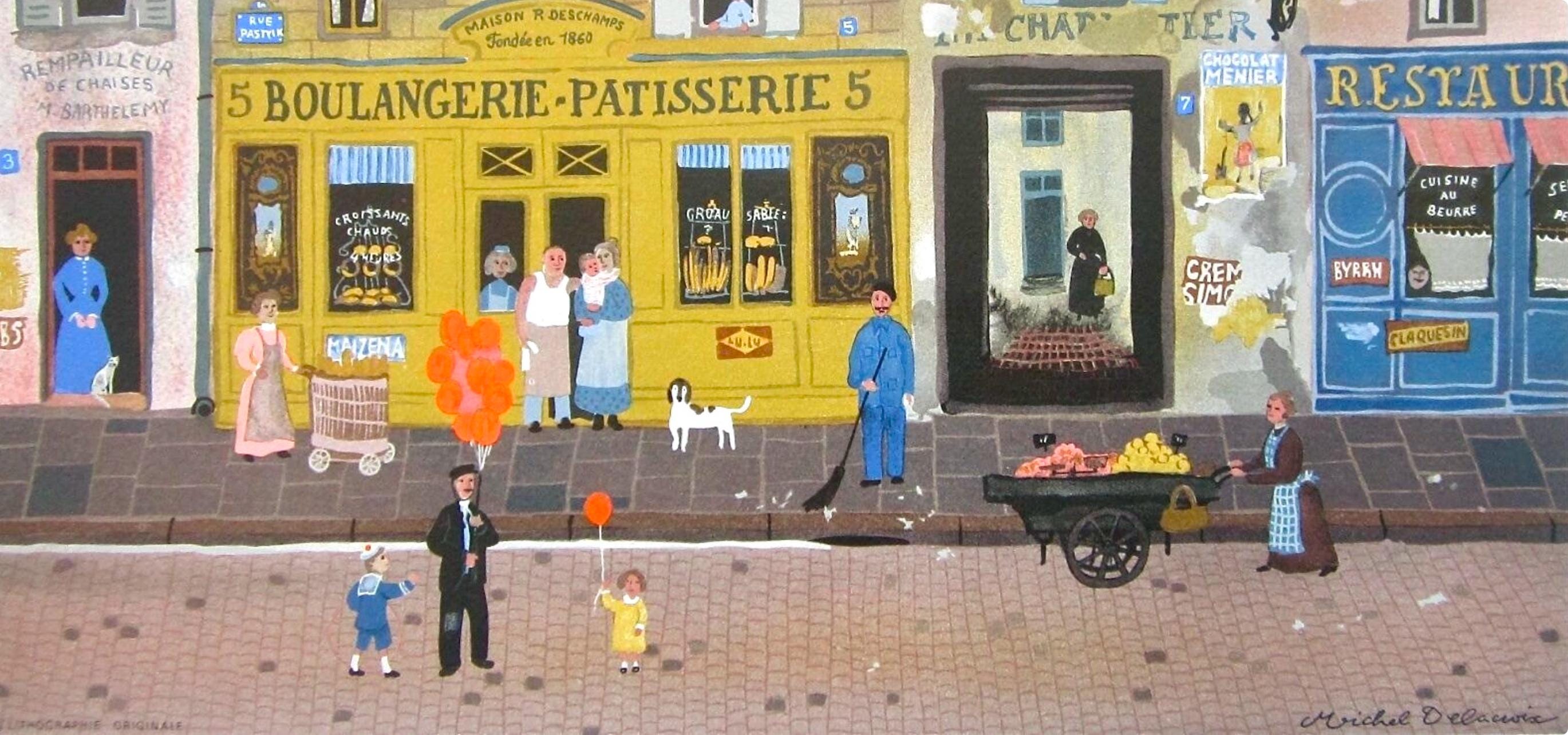 Michel Delacroix, Au Moulin de Paris, Limited Edition Lithograph