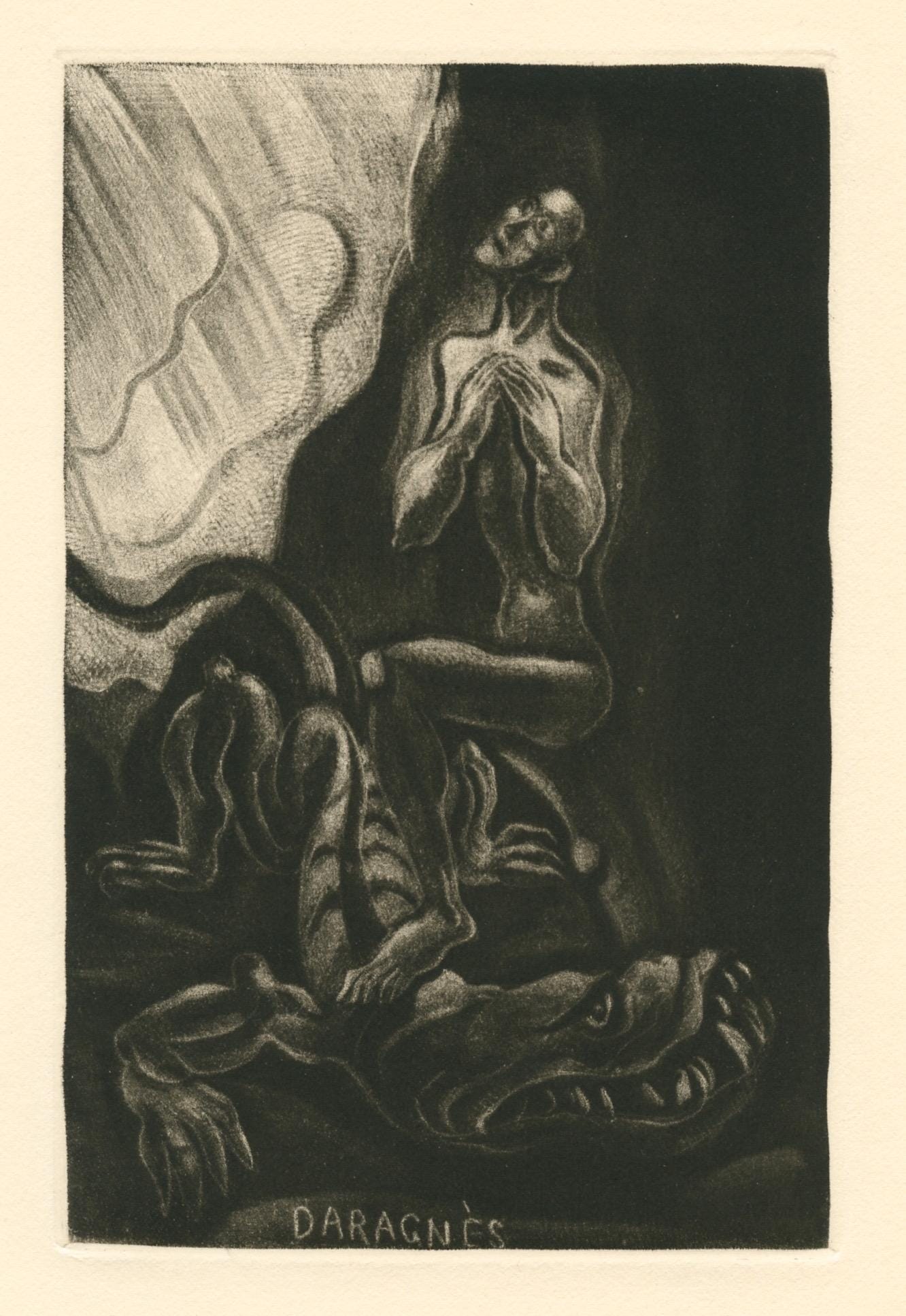 Jean Gabriel Daragnès, Composition, Jours de gloire, Histoire de la libération de Paris, Limited Edition Etching