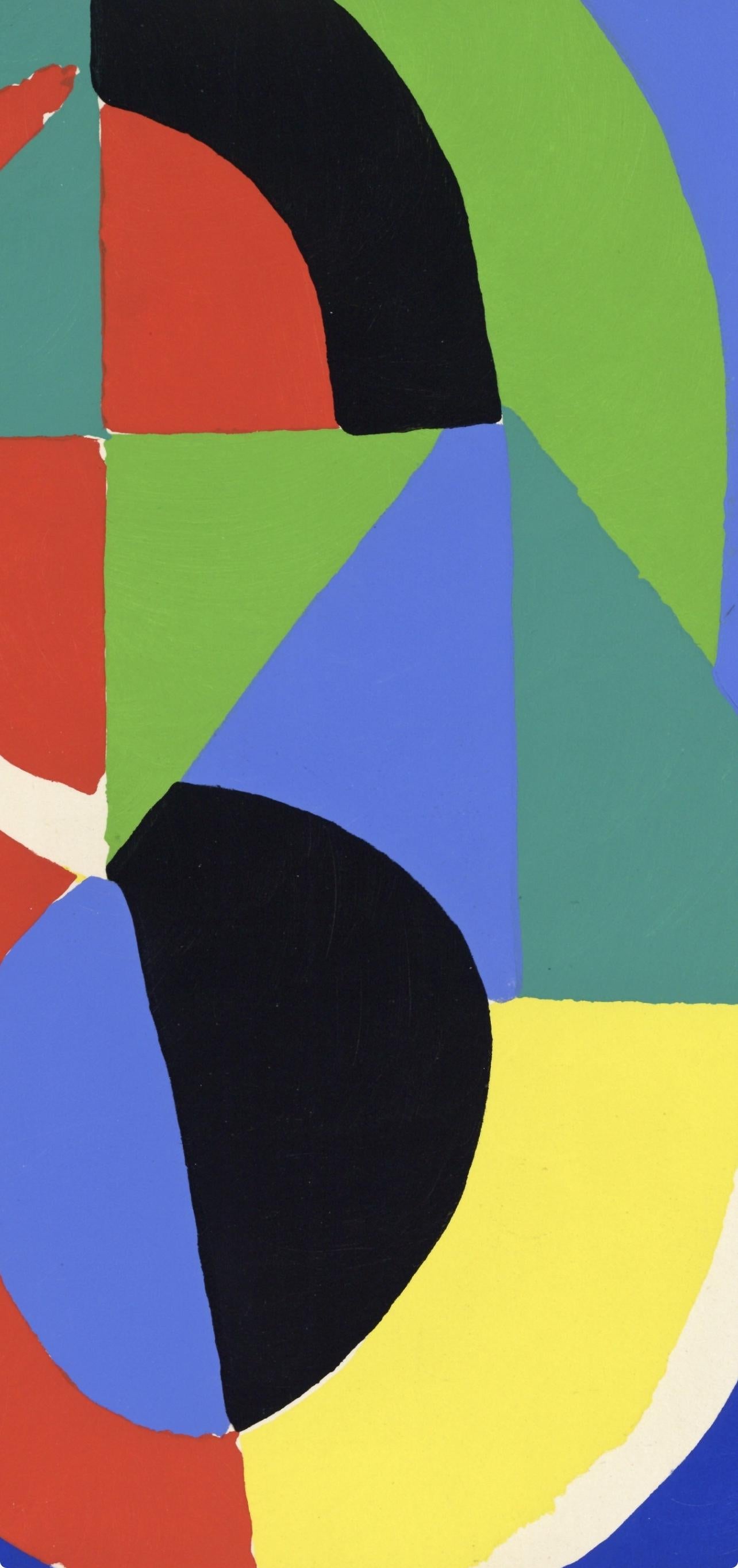 Sonia Delaunay, Composition, XXe siècle, Limited Edition Lithograph