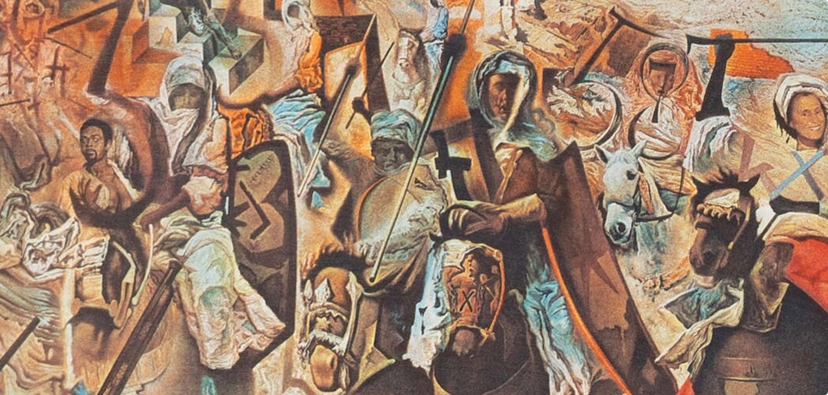 Salvador Dalí, La Batalla de Tetuán, XXe siècle, Limited Edition Lithograph