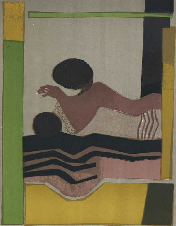 André Minaux, Composition, L'Odyssée, Limited Edition Lithograph