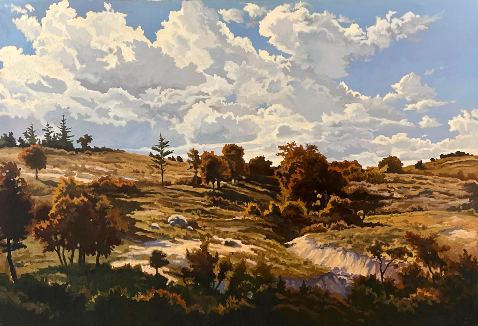 Ian Hornak, Pastoral Landscape, Original Painting (50 x 72 inches)