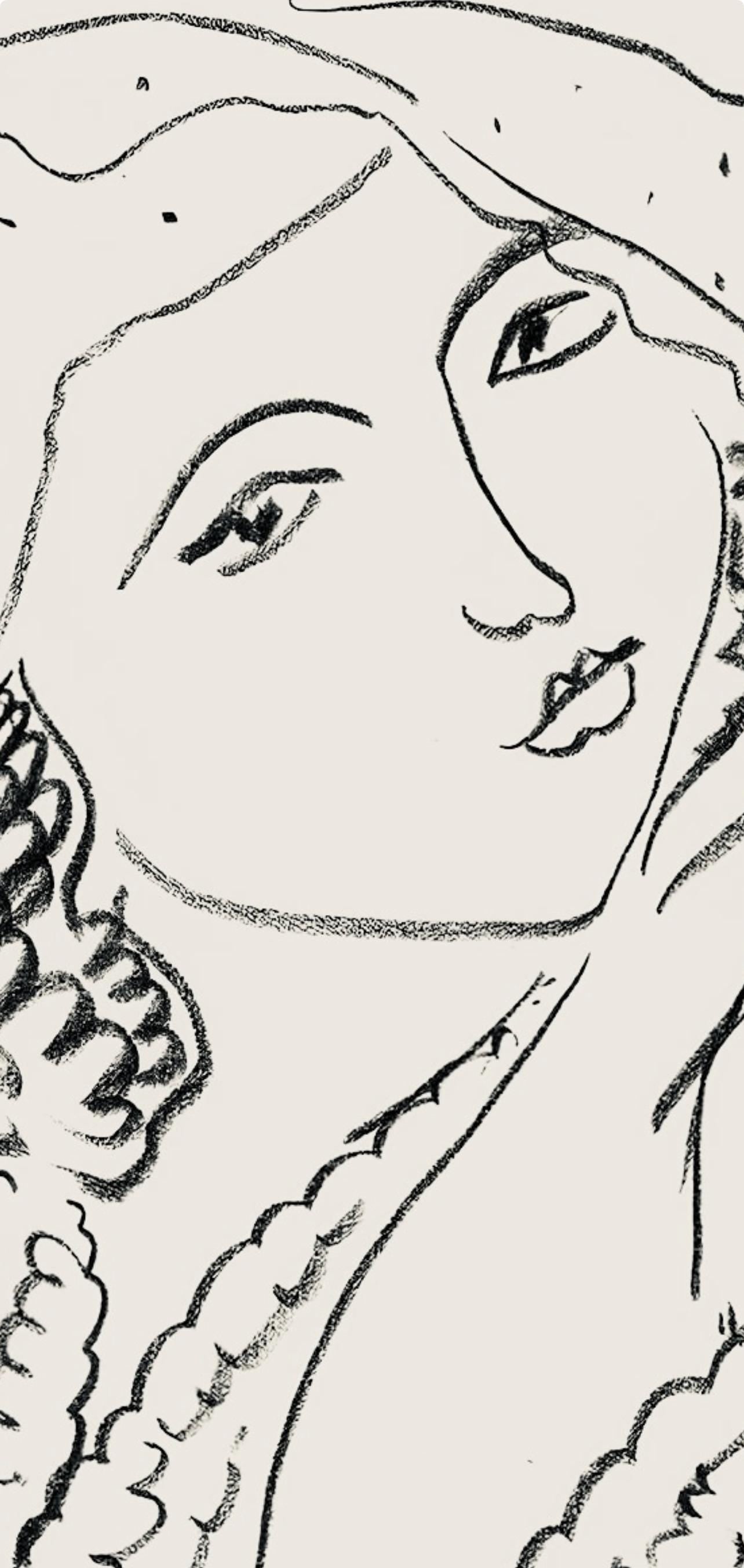 Henri Matisse, Série I, var. 5 (Duthuit 9), Henri Matisse, Dessins, Thèmes et variations, Limited Edition Lithograph