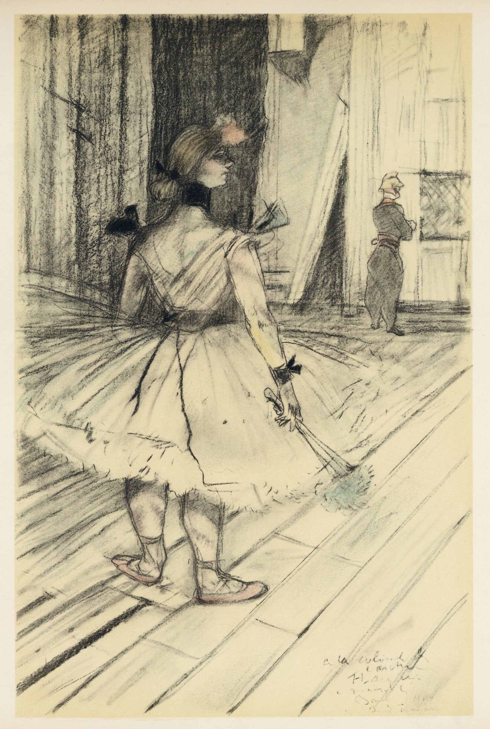 Henri de Toulouse-Lautrec, Dans les coulisses, The Circus by Toulouse-Lautrec, Limited Edition Lithograph