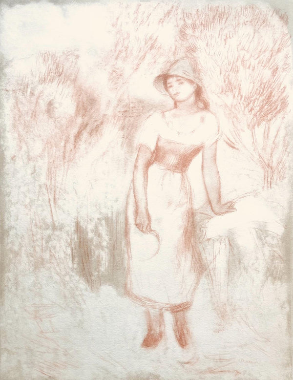 Pierre-Auguste Renoir, Composition, Seize Aquarelles et Sanguines de Renoir, Limited Edition Lithograph