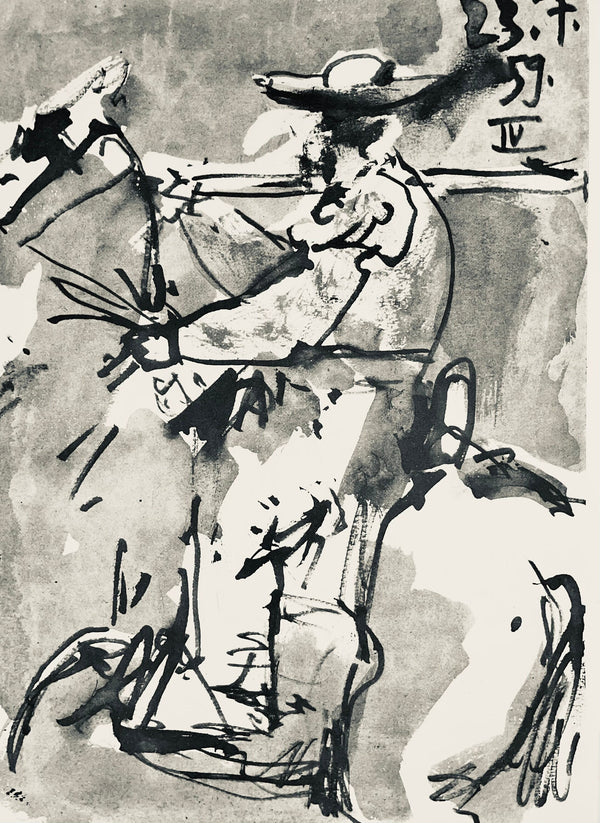 Pablo Picasso, Composition (Bloch 1276; Czwiklitzer 23), Toros y Toreros, Limited Edition Lithograph