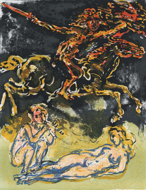 Walter Spitzer, Composition, L'Odyssée, Limited Edition Lithograph