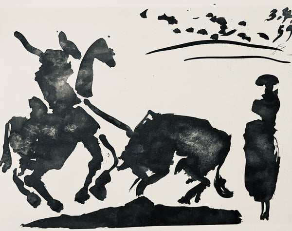 Pablo Picasso, Composition (Bloch 1276; Czwiklitzer 23), Toros y Toreros, Limited Edition Lithograph