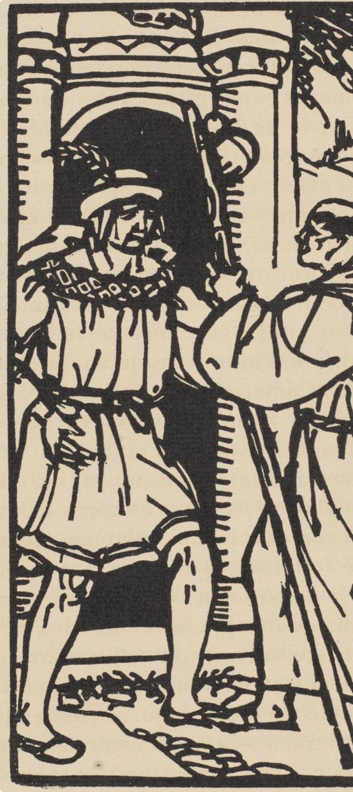 Émile Bernard, Composition (Morane, No. 100), Les Petites Fleurs de St. Françoise, Limited Edition Woodcut