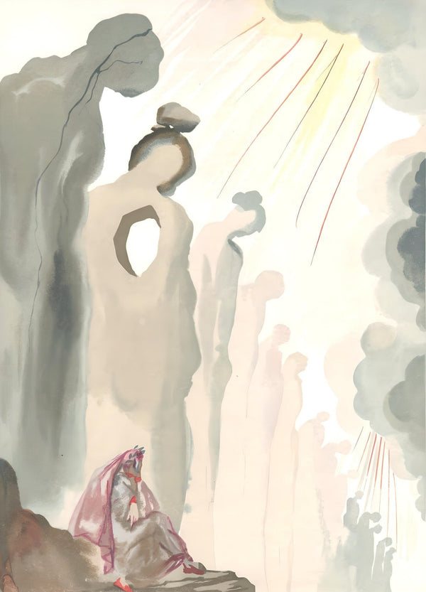 Salvador Dali, The Second Cornice (Michler/Löpsinger 1039-1138; Field 189-200), La Divine Comédie, Limited Edition Woodcut