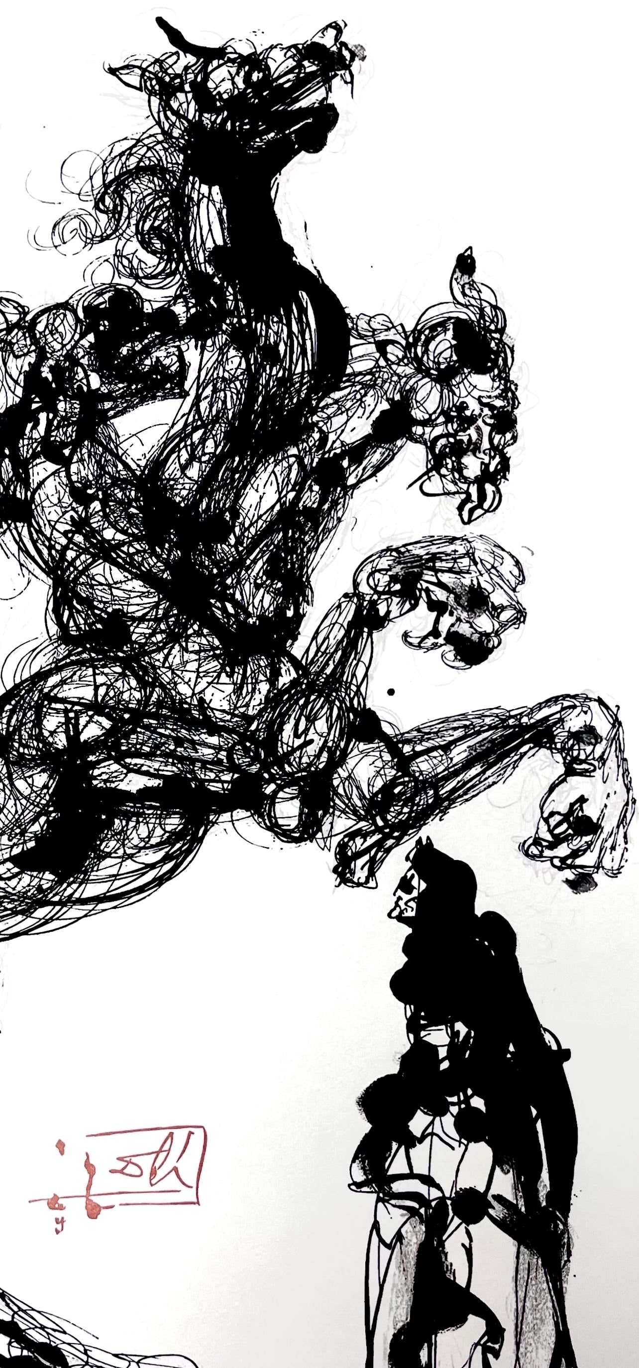 Salvador Dali, Hölle VI (Field 189-200; Michler/Löpsinger 1039-1138), Die Göttliche Komödie, Signed, Limited Edition Woodcut