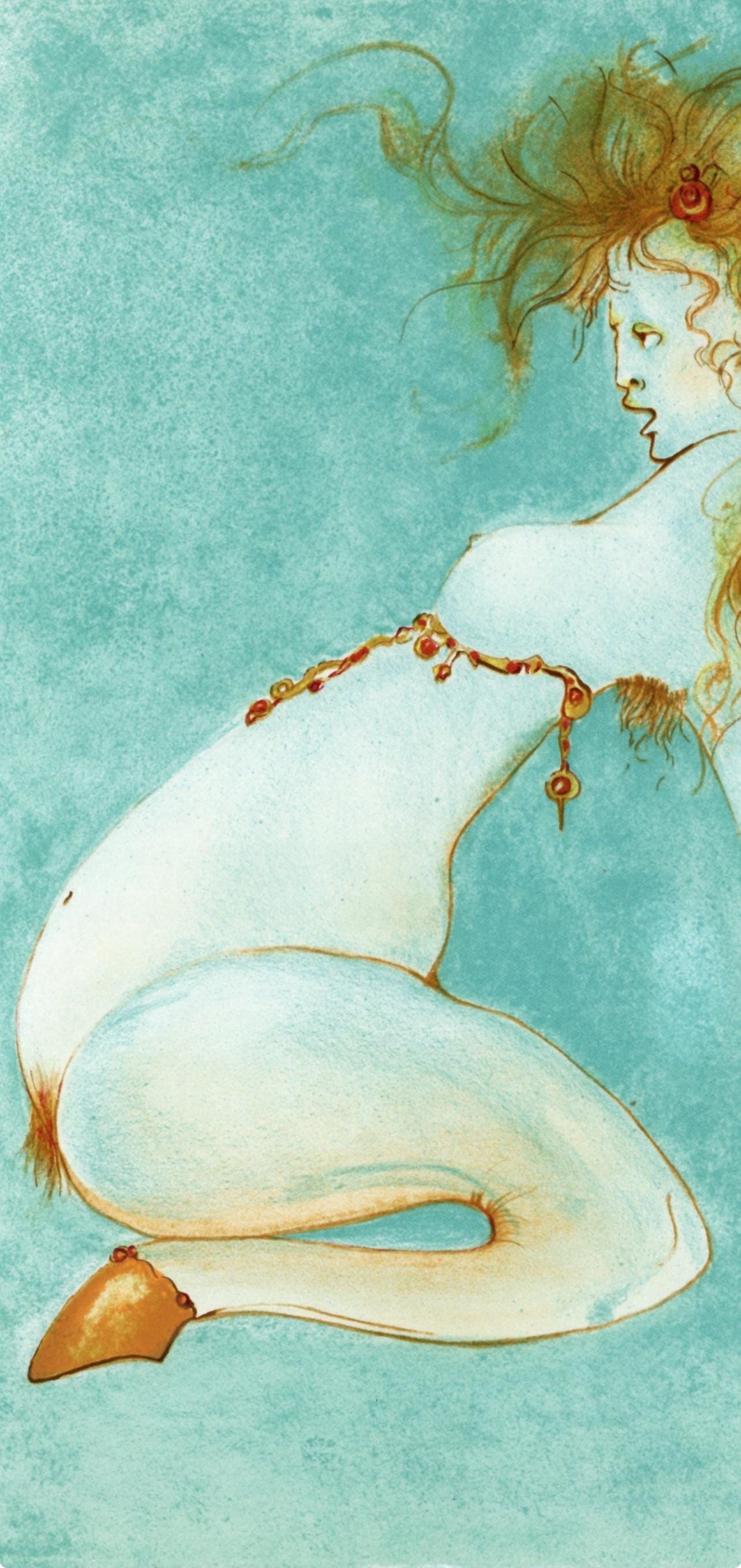 Léonor Fini, Composition, Variations sur l'imaginaire, Limited Edition Lithograph