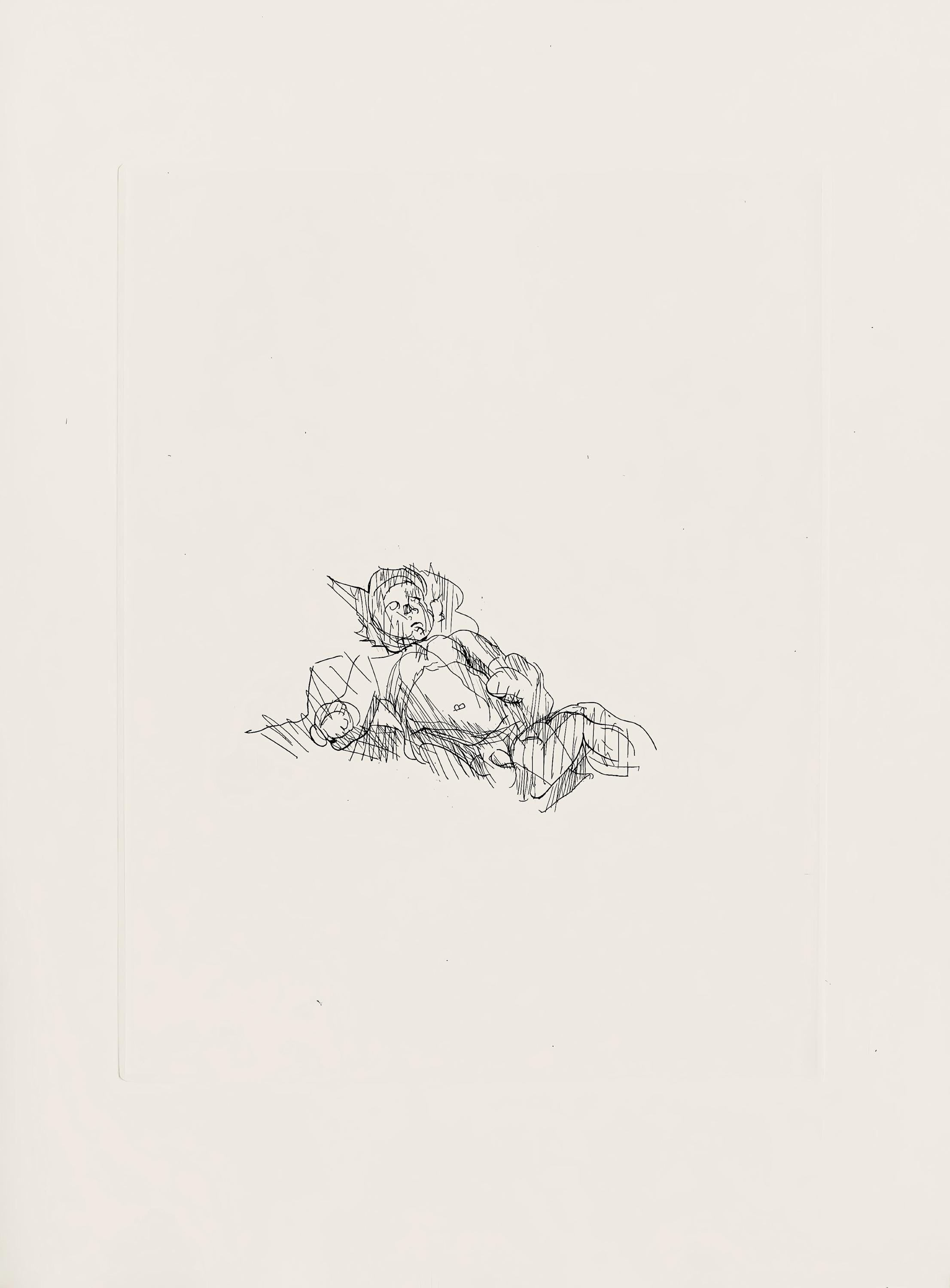 Jacques Villon, Composition (Ginestet/Pouillon 42-64), Hésiode, Les Travaux et les Jours, Limited Edition Etching